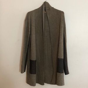 Brown Full Length Sweater Detail